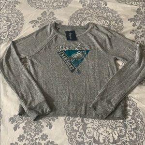 NFL-Philly Eagles Super Bowl Ladies Long Sleeve